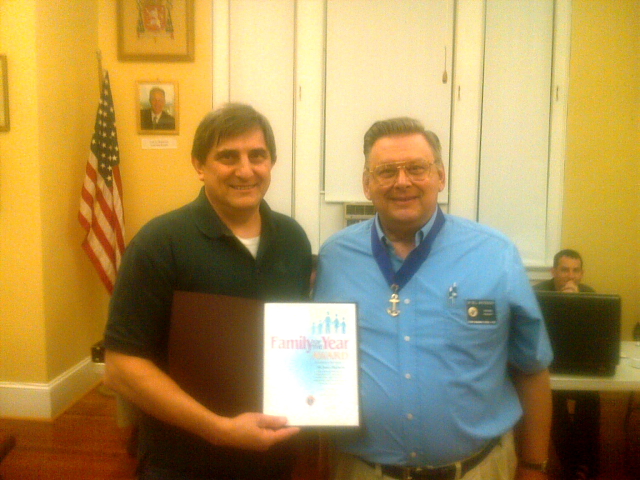 Jim Schabelski -Family of the Year 10-6-08